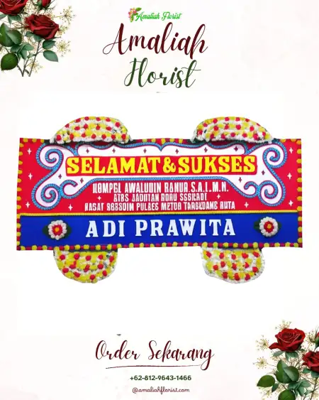 Papan Bunga Ucapan Selamat Sedadi